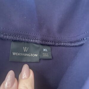 Worthington Navy Skirt - Size XL